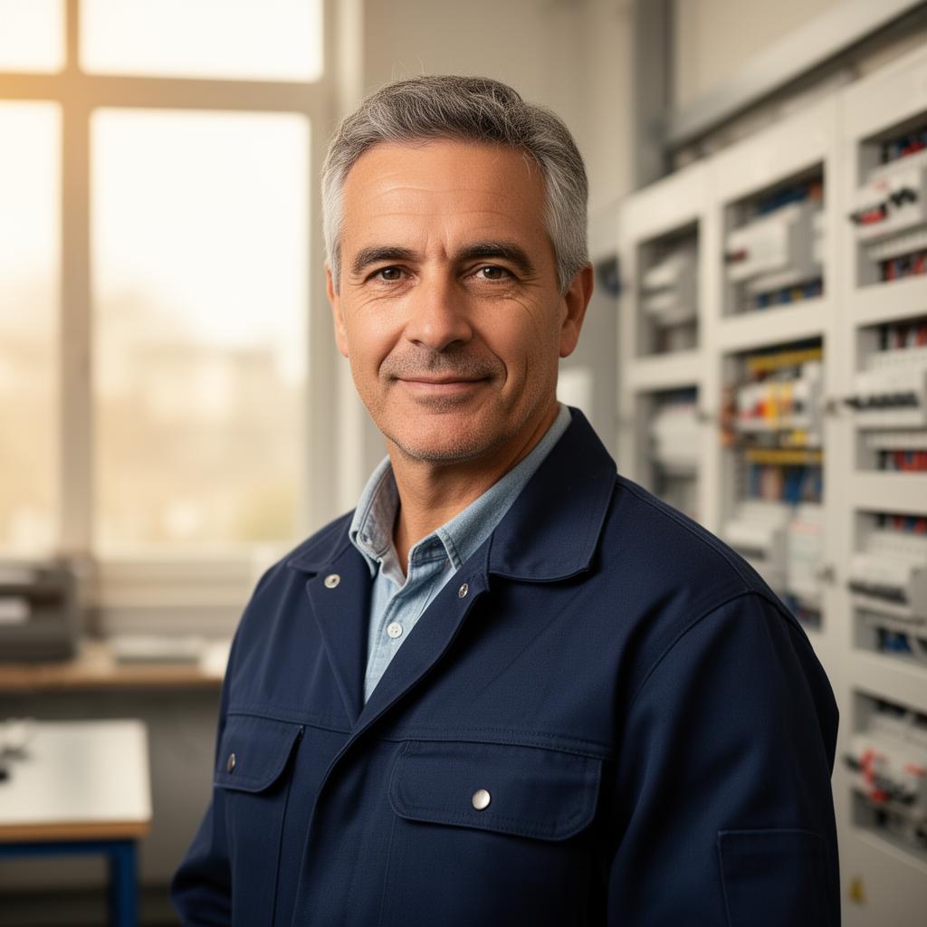 Jean-Marc Maubon, formateur électricien fondateur du centre à Chenôve